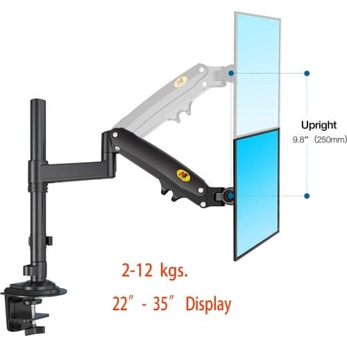 NEW NB H100 Gas Spring 22-35" LCD LED Monitor Holder Arm Full Motion Desktop Ergonomic Monitor TV Mount Bracket Load 2-12 kgs