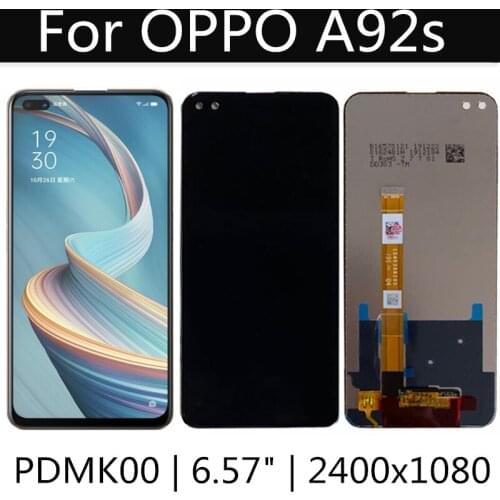 For OPPO A92S LCD Display Touch Screen Digitizer Assembly Replacement For OPPO PDMK00 6.57" LCD