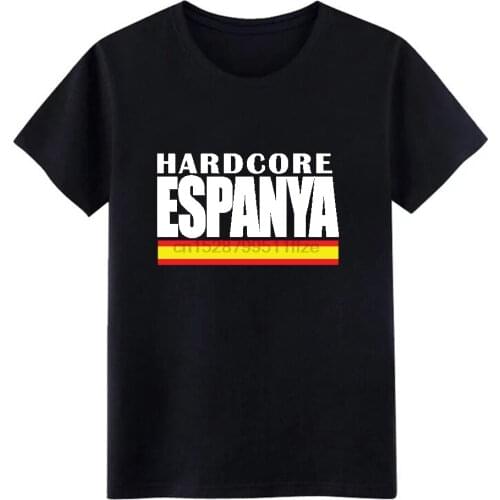 T Shirt Hardcore Espanya ed Euro Interesting Customized