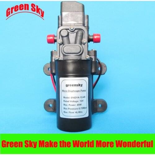 Hot Selling DC12V 45W High Pressure water pump 12v diaphragm