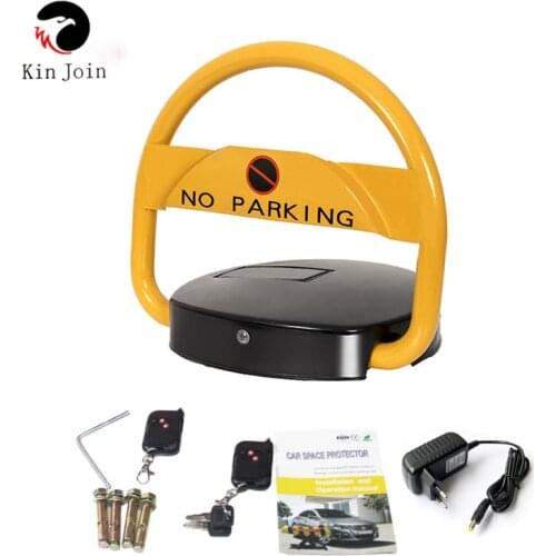 KinJoin Remote Control Solar System Automatic Rremote Controlled Parking Lock/Parking Barrier/ Parking Space Lock