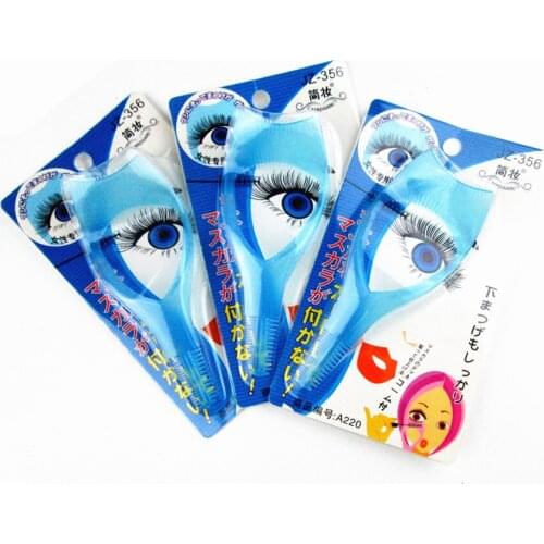 Eye Eyebrow Fiber Mascara Cosmetic Makeup Brush Comb Card Mascara Rimel Applicator Curler Guide Ruler Beauty Tools