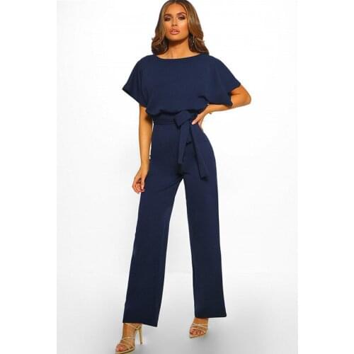 Jumpsuits Women Vintage Rompers Loose Wide Leg Playsuit Clubwear With Belt Overalls For Women Monos Mujer Y2K Combinaison Femme
