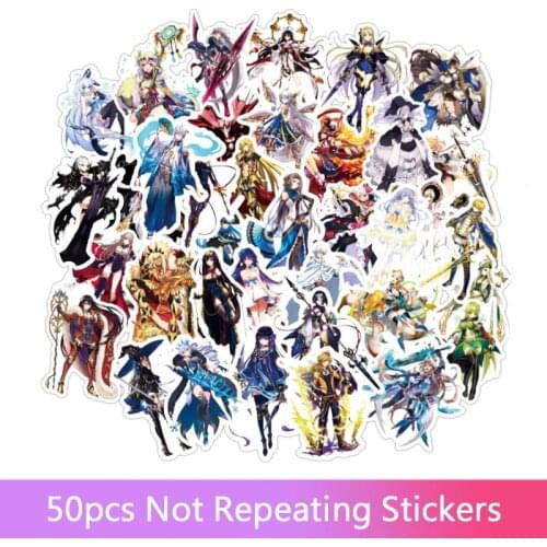 50pcs Japanese Anime Date a LIVE Stickers for Motorcycle Notebook Computer Car DIY Childrens Toys Guitar Sticker Toys