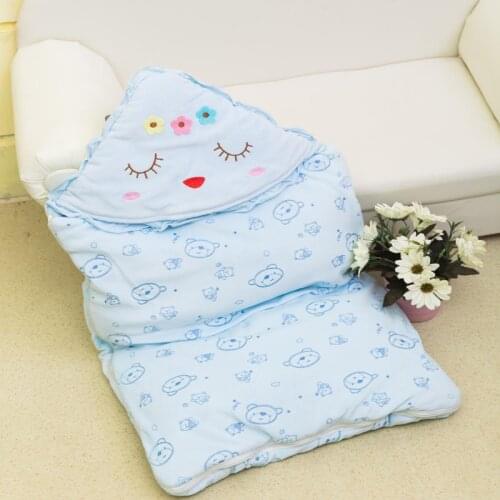 Baby Swaddle Wrap Soft Envelope Newborn Blanket Spring Cotton Sleeping Bag Infant Bedding Recien Nacido Anti-Kick Stroller Stuff