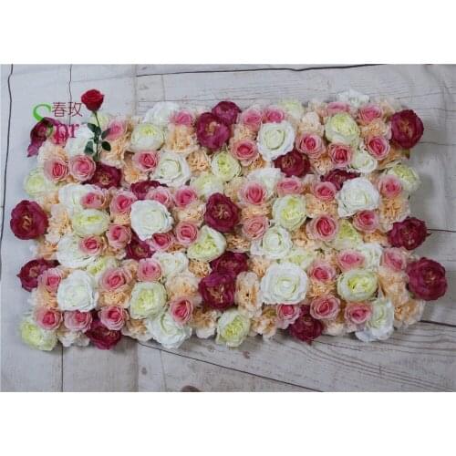 SPR Free Shipping-mix color- rose flower wall wedding backdrop arch floral table centerpiece road lead market decoration