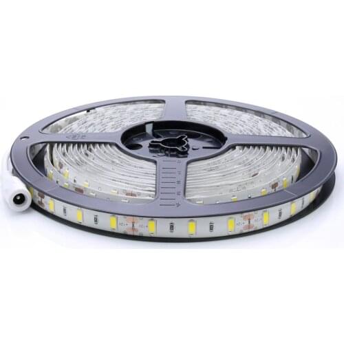 Super Bright Flexible 5M 14.4W/Meter SMD 5630 300 Leds IP65 Waterproof Daylight White(6000-6500K) LED Strip Ribbon Dropshipping