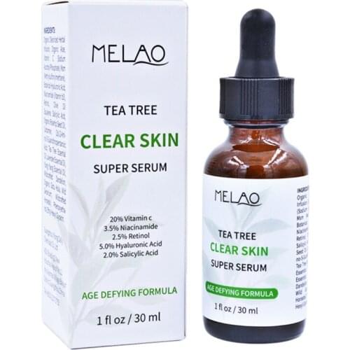 Tea Tree Anti-acne Serum Moisturizing Oil-Control Smooth Scars Acne Marks Face Serum Brighten Skin Essential Liquid