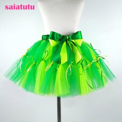 Summer Unicorn Baby Girls Tutu skirt Children Unicorn Party Little Girl Kids Clothes Vestidos Princess green Outfits skirt