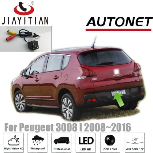 JIAYITIAN Rear Camera For Peugeot 3008 II 3008 I /2008/ 2012 2008~2016~2018 CCD Night Vision/License Plate camera/backup Camera
