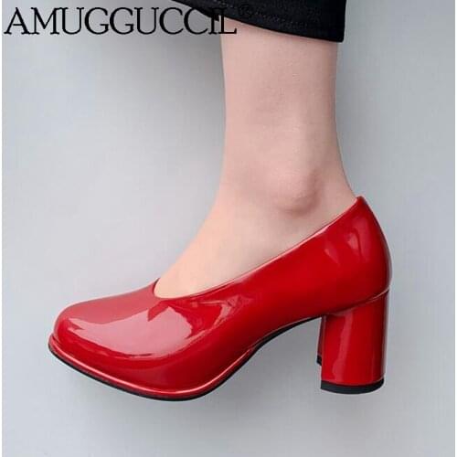 2020 New Plus Big Size 34-46 Black Blue Red Fashion Sexy High Heel Spring Autumn Female Lady Shoes Women Pumps D1306