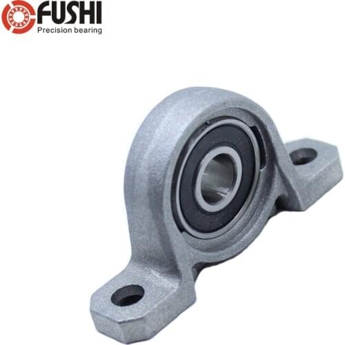 1pcs KP004 KP005 KP006 KP007 Zinc Alloy Diameter 20mm 25mm 30mm 35mm Bore Ball Bearing Pillow Block Mounted Support