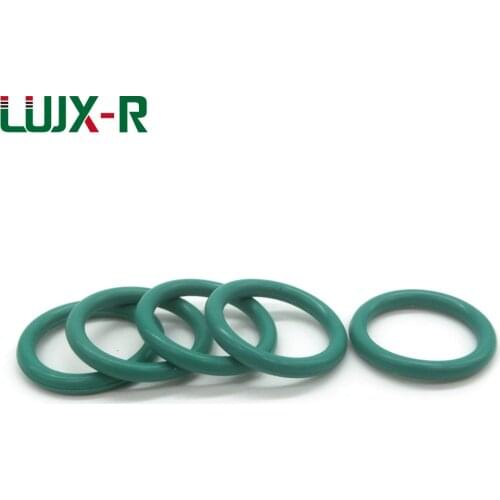 LUJX-R 10pcs 1.8mm O Type Washer Green FKM Oil Seal O-Ring OD39.1/40.1/41.1/42.3/44.8/46.1~53.6mm O Ring Seal Mechanical Washer