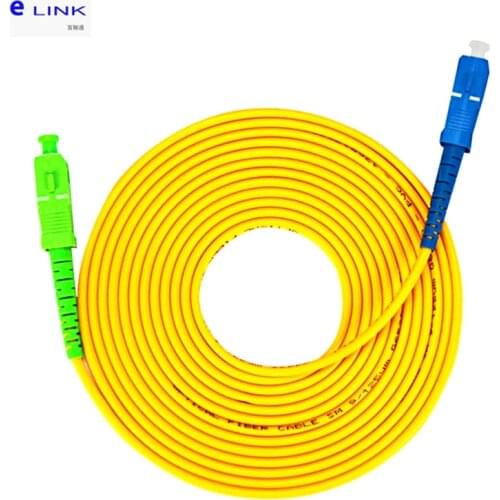 10pcs SC/APC-SC/UPC fiber optic patch cord SM Simplex 1M 2M 3M 5M 7M 10M SC-SCA optical fibre jumper SX free shipping IL
