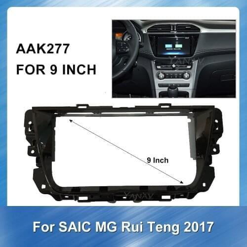 2din Car radio audio mounting frame fascias plate panel For SAIC MG Rui Teng 2017 Car GPS Navigation installation trim kit Bezel