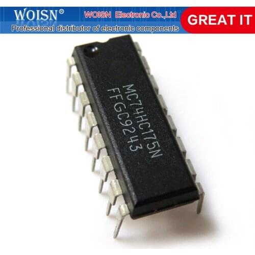 5pcs/lot HD74HC175P SN74HC175N 74HC175 DIP-16 new original In Stock