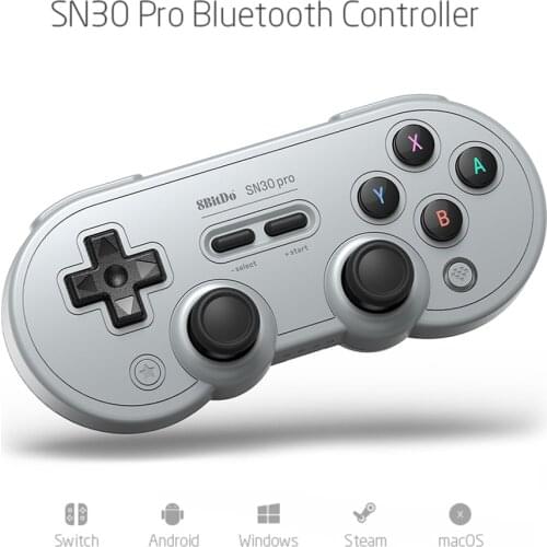 1PCS 8BitDo SN30 Pro Wireless USB Gamepad for Nintendo Switch/Windows/Android/Steam/MAC OS Game Controller Joystick