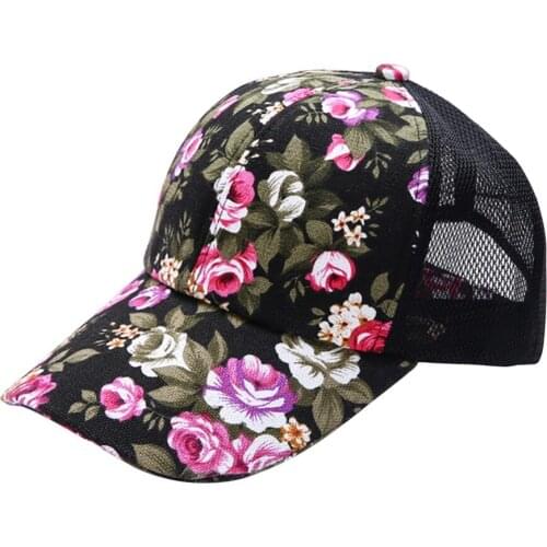 Floral Hat Baseball Cap Spring Summer Sports Leisure Sun Visor Snapback Cap 2020 New Arrival Streetwear