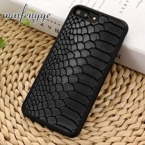 Maifengge Snake Leopard Animal Skin phone Case cover For iPhone 5 6 6s 7 8 plus 11 12 Pro X XR XS max Samsung S7 edge S8 S9 S10