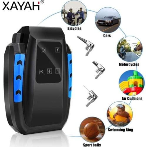 Digital Tire Inflator DC 12V Car Portable Air Compressor Pump 150 PSI Car Air Compressor With LED For Car Motorcycles Bicycles