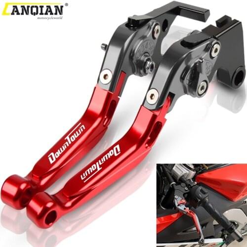 For KYMCO XCITING 250 300 500 400 DOWNTOWN 125/200/300/350 Motorcycle handbrake Folding Extendable Handle Brake Clutch Levers