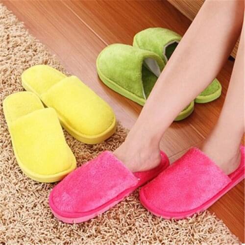 Cotton Indoor Slippers Women Winter Plush Warm Bedroom Slippers Mens Comfortable Home Shoes Summer Breathable Soft Flip Flop
