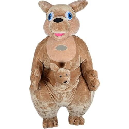 Halloween 2.6M Plush Kangaroo Mascot Costumes Suits Adult Advertising Cosplay Party Game Dress Xmas Inflatable Costumes Animals