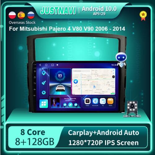Android 10.0 Car Radio Video Player For Mitsubishi Pajero V80 V90 2009-2016 Auto GPS Stereo Navigation DSP OBD Carplay No 2 din