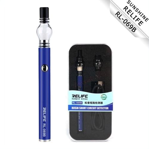 Rosin atomizer RELIFE RL-069B Short-circuit detection assistant Rosin atomizing pen Dense smoke Fast atomization For PCB Repair