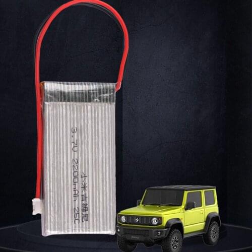 3.7V 2200mAh 25C max 35C RC Lipo battery for Suzuki Jimny 1/16 Rc Car Off-Road Vehicle Alloy Car Rc Model