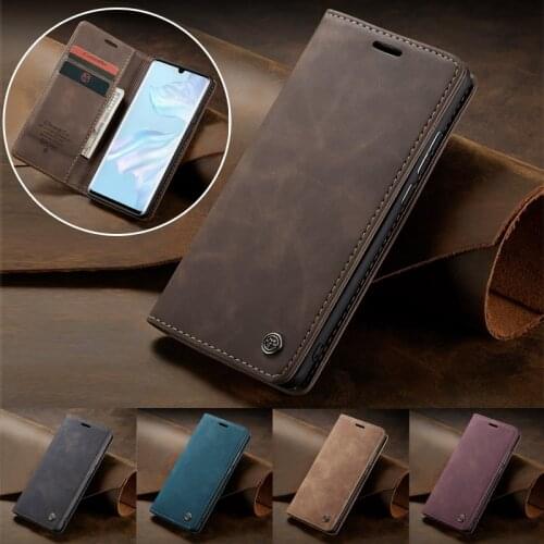 Leather Phone Case for Huawei P40 Lite P30 P20 Mate 30 Pro Y7A P Smart 2019 Honor 10 Lite Magnetic Wallet Card Cover Etui Coque