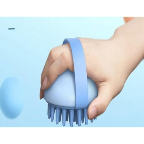 New type of scrubbing silicone bath brush head massage brush multifunctional bath cleaning brush