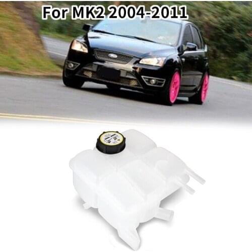 Car Radiator Coolant Expansion Tank with Cap 30776151 30776150 for Ford Focus MK2 2004-2011