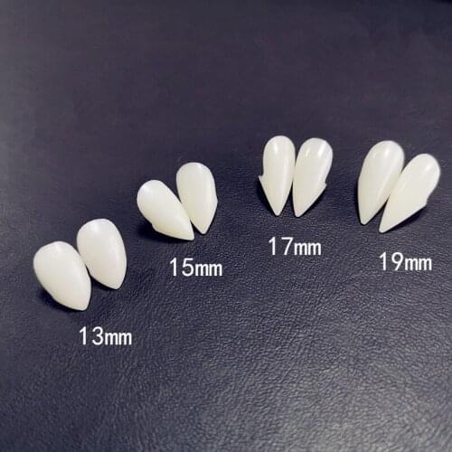 Halloween Cosplay Props Dentures Zombie Teeth Zombie Tooth Denture Temporary Adhesive Toy Werewolf