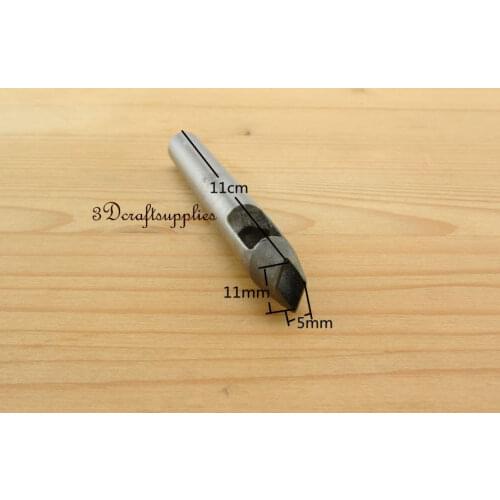 Cutting die leather puncher Hole Gasket Cutter Punch Set tool diamond 11 mm x 5 mm S167