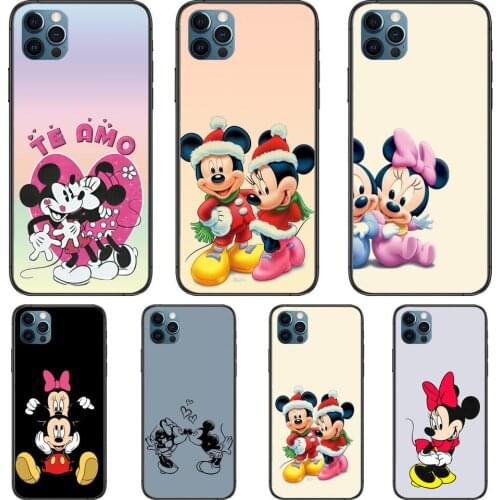 Baby Mickey Minnie Mouse Anime Phone Cases cover For iphone 11 Pro Max case 12 8 7 6 S XR PLUS X XS SE 2020 mini mobile cell sh
