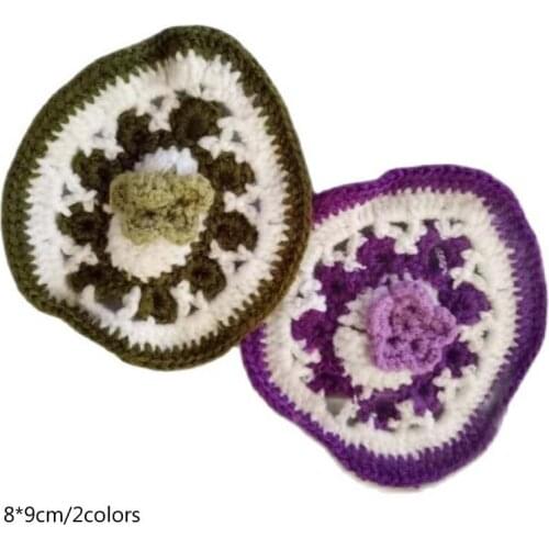 Modern 3D cotton placemat cup dining coaster mug kitchen Christmas table place mat cloth lace Crochet tea coffee doily glass pad