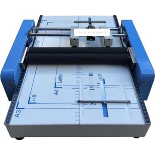 2-in-1 Booklet Stapling Machine A3 Size Pamphlet Stapler Paper Folding Machine 24/6 Type Staples Folding Machine 220V, 50 Hz
