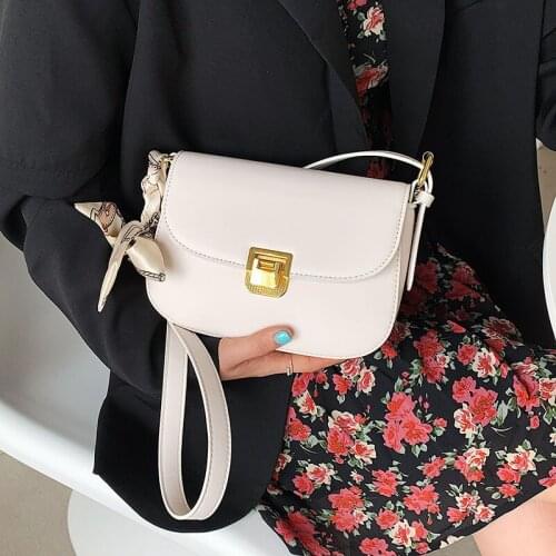 Texture bag womens bag new 2021 Korean fashion messenger bag ins foreign style shoulder bag