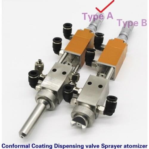 Conformal Coating Dispensing valve Sprayer atomizer High frequency aerosol valve
