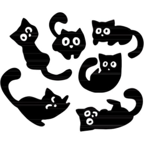 Funny Baby Cats Metal Cutting Dies Scrapbooking Card Album Photo Making DIY Embossing Crafts Stencil New Die Cut 2021