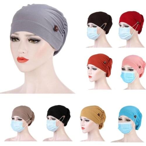 Women Muslim Long Tail Scarf Hat Turban Loss Scarf Elastic Lady Cancer Chemo Hat Hair Loss Head Scarf Wrap Caps Headwear