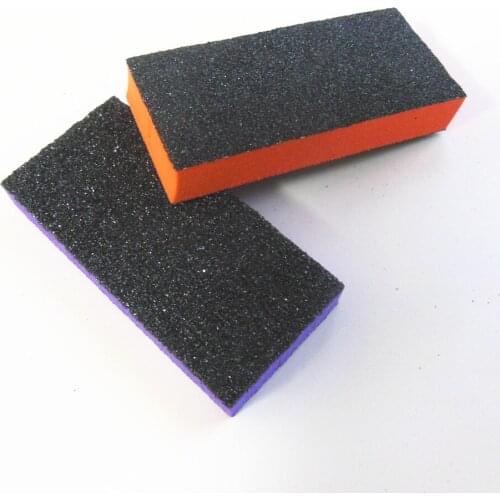 100 Pcs/Lot mini nail buffer block sponge buffer block nail sanding block professional nail file pedicure tool