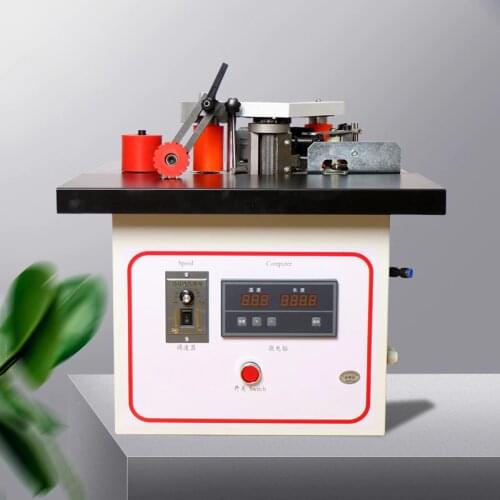 220V 1200W Automatic strip break edge banding Machine wood pvc cut itseld woodworking edge bander