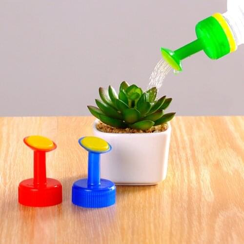 3Pcs/Set Plastic Home Pot Watering Bottle Nozzle For 3cm Water Bottle Sprinkler Nozzle Plants Flower Watering Tools Random Color