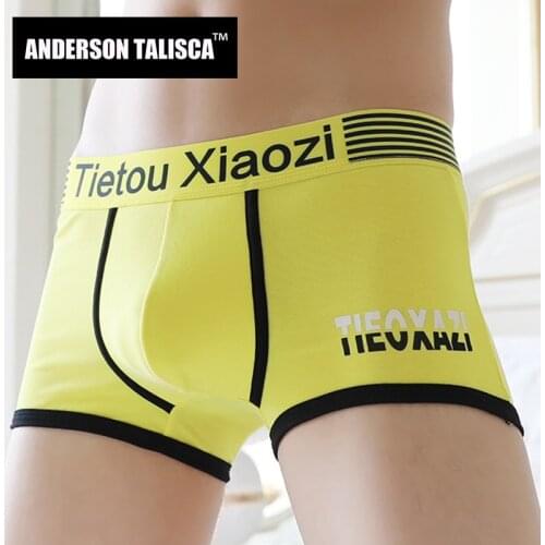 ANDERSON TALISCA Fashion Cotton Underwear Men Boxer Para Hombre Man Penis Mens Boxers Cuecas Masculina Boxershorts Homme M-3XL