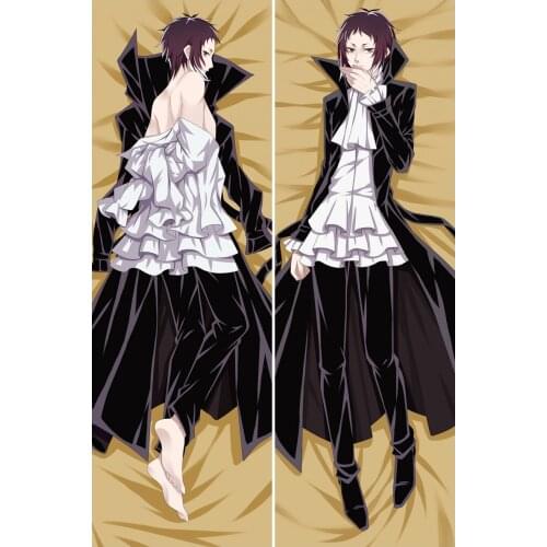 Anime Bungo Stray Dogs Ryunosuke Akutagawa Cosplay Dakimakura Pillow Case Hugging Body Gift