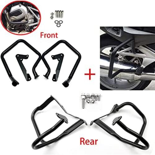 For BMW R 1200 RT R1200RT R1200 RT 2014-2018 Oil cooled Motorcycle Highway Crash Bar Engine Guard Cover Bumper Frame Protector