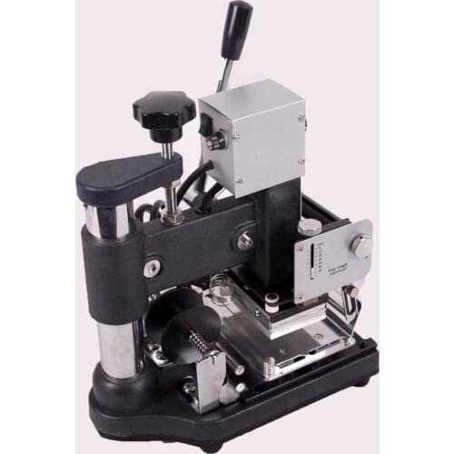 Free Shipping ! 220V/110V Professional Hot Foil Manual Card Tipper Stamper Printing Machine Stamping Machinery for Leather,PVC