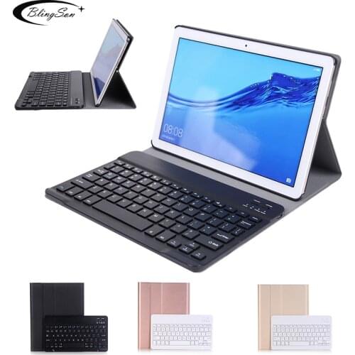 Bluetooth Keyboard Case for Huawei Mediapad T5 10 10.1 AGS2-L09 AGS2-W09 AGS2-L03 Case Keyboard for Huawei T5 10 Leather Cover